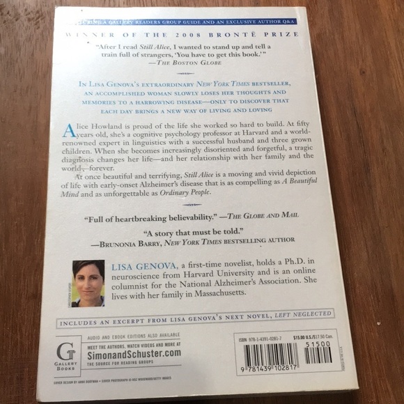Still Alice by Lise Genova a book / Novel made into movie - Picture 4 of 5